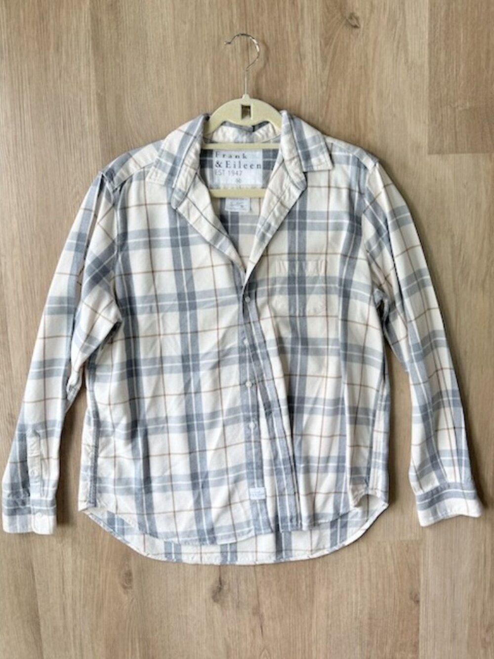 Frank & Eileen Eileen Plaid Flannel Shirt M EUC